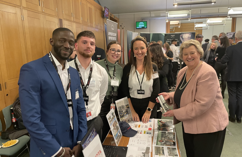 Meeting Toyota Apprentices in Parliament